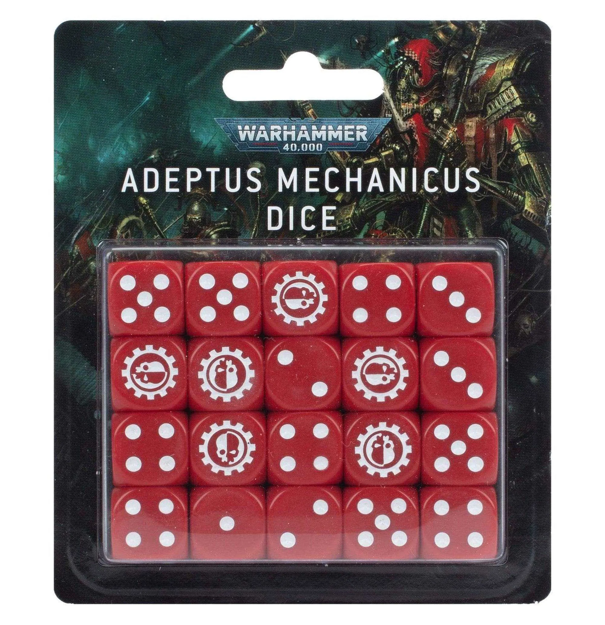 40k Dice Set: Adeptus Mechanicus