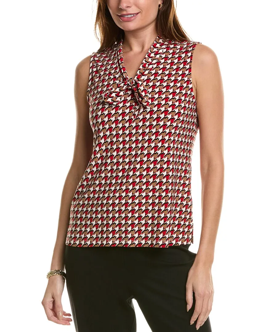 Anne Klein V-Neck Blouse
