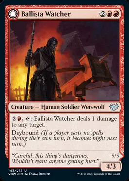 Ballista Watcher // Ballista Wielder #143 Crimson Vow Single