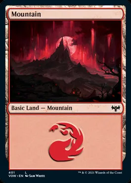 Basic Mountain #401 MTG Crimson Vow Single