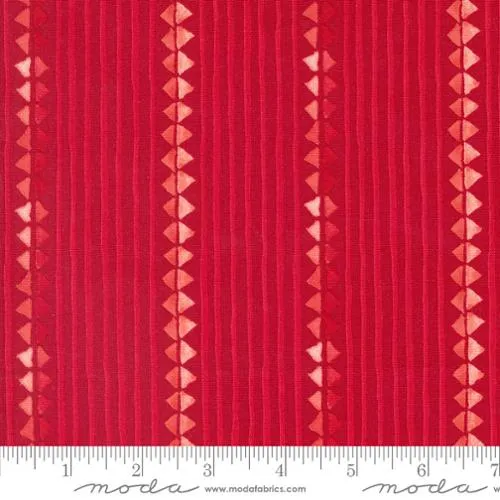 Christmas Ribbon Stripes - Crimson $12.99/ Yard