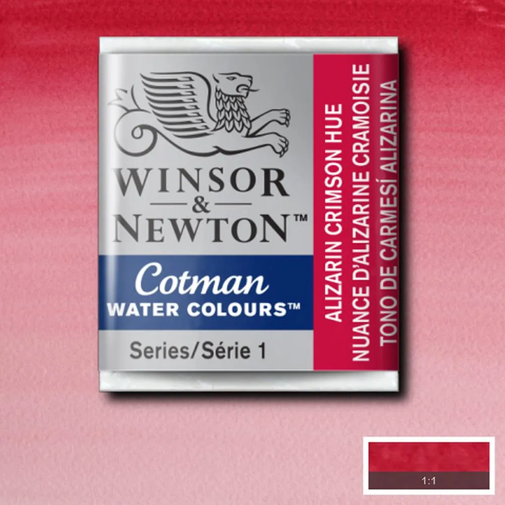 Cotman Watercolour - Alizarin Crimson Hue