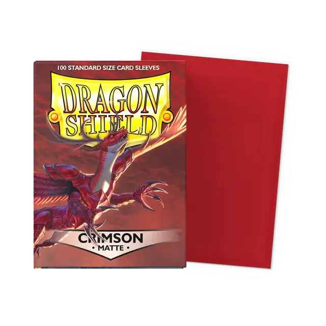 Crimson - Matte Sleeves - Standard Size