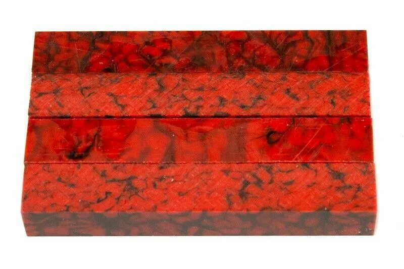 Crimson Pebble Acrylic Pen Blank - Batch 2 3/4"x3/4"x5" BTWPBM1072 (1 pc)