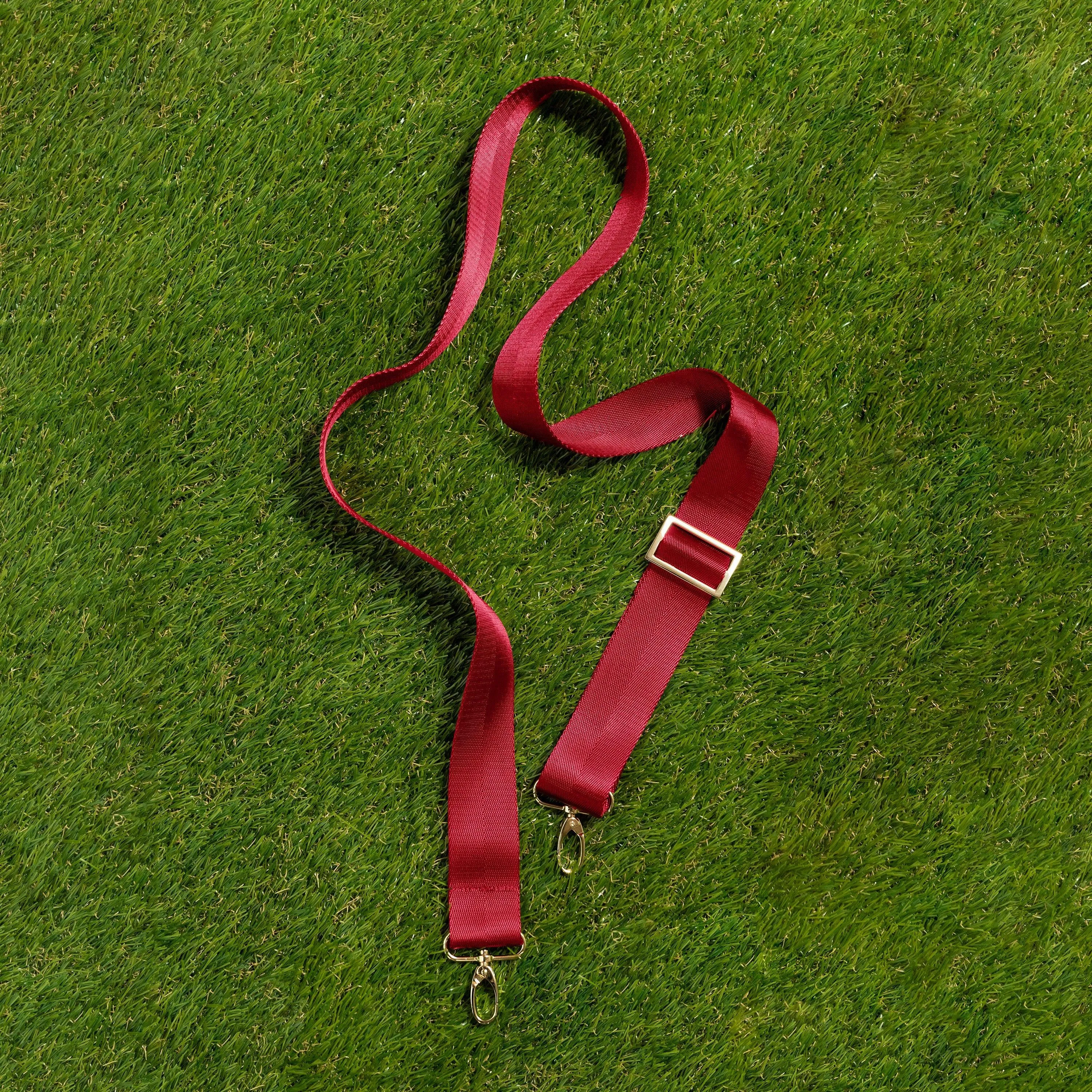 Crimson Red Fanny Pack Nylon Strap - 001S