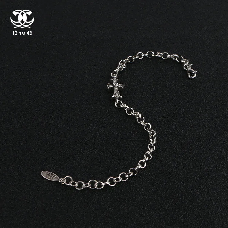 Divine Scarlet Cross Bracelet
