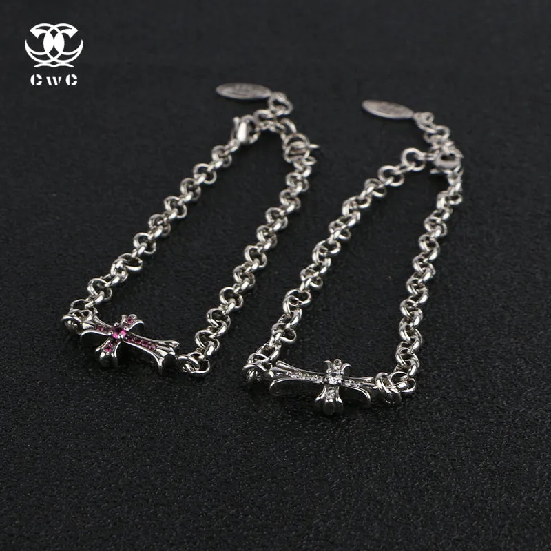 Divine Scarlet Cross Bracelet