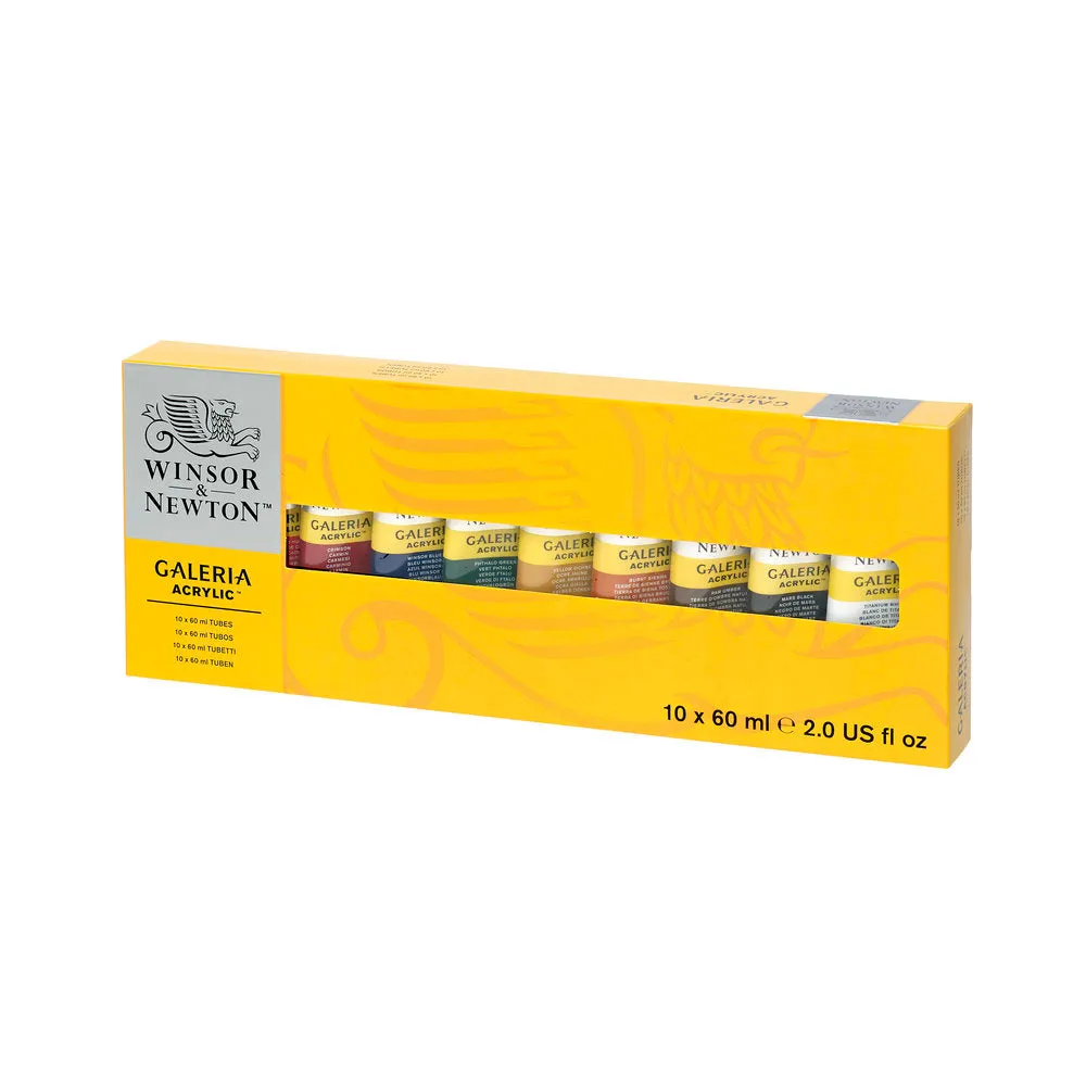 Galeria Acrylic Galeria 10x60ml Tube Set