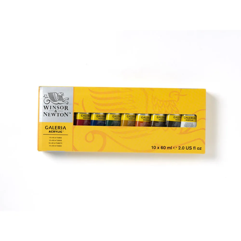 Galeria Acrylic Galeria 10x60ml Tube Set
