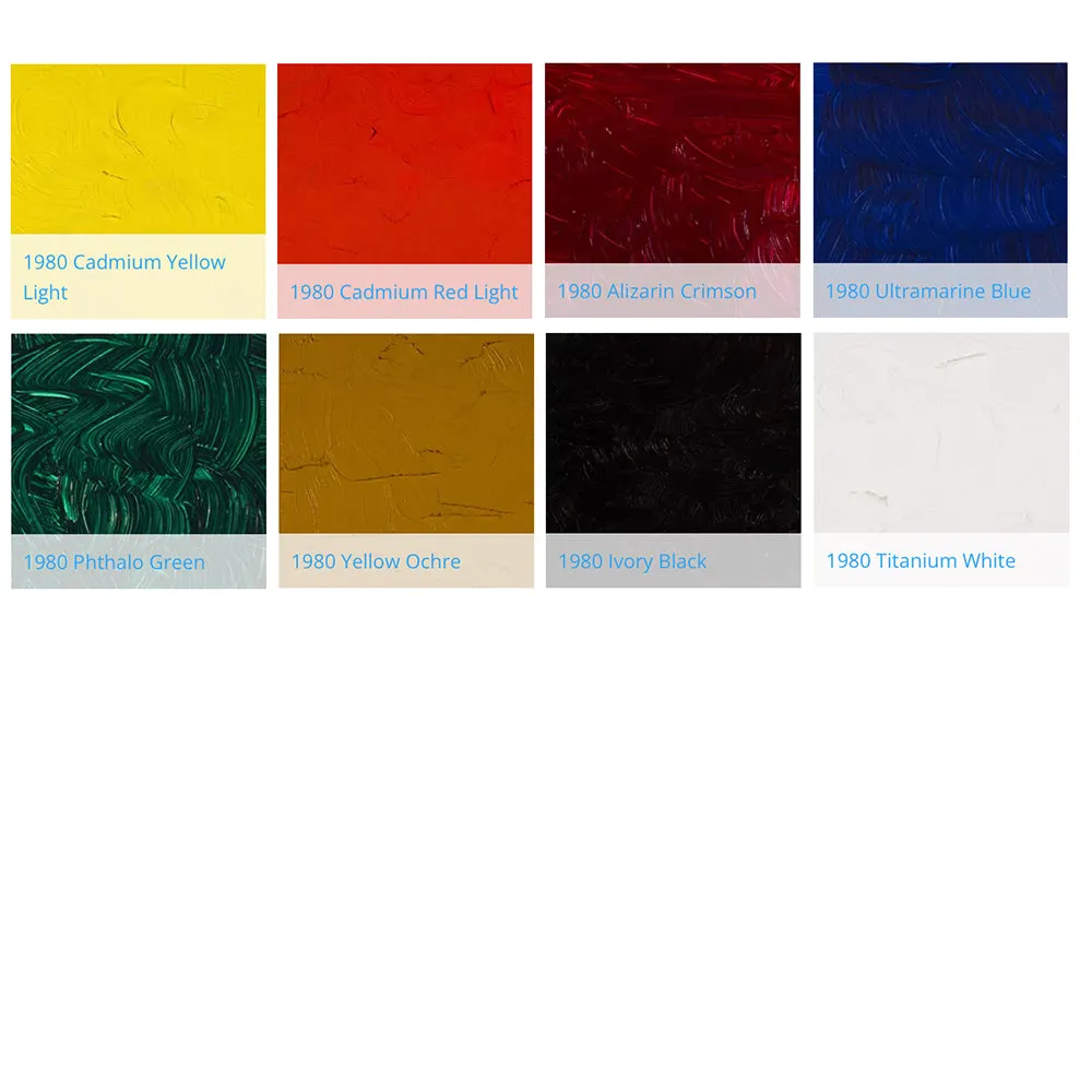 Gamblin 1980 Oils Introductory Set