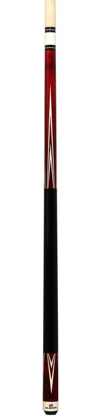 Players Classic Series Crimson Stained Maple 4 Point Graphic Pool Cue - C801