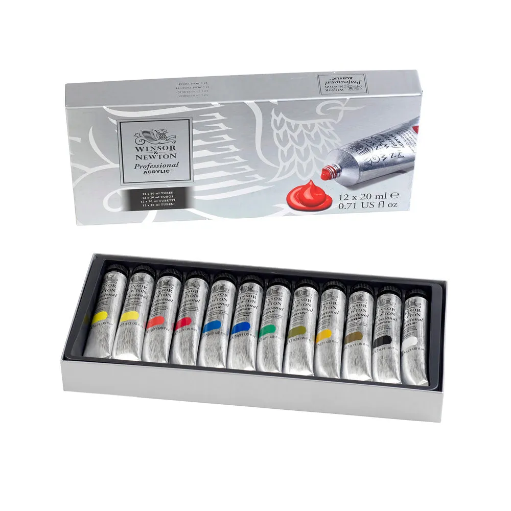 Professional Acrylic Tube Set 12x20ml