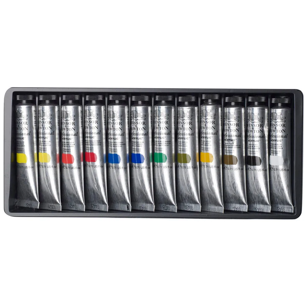 Professional Acrylic Tube Set 12x20ml
