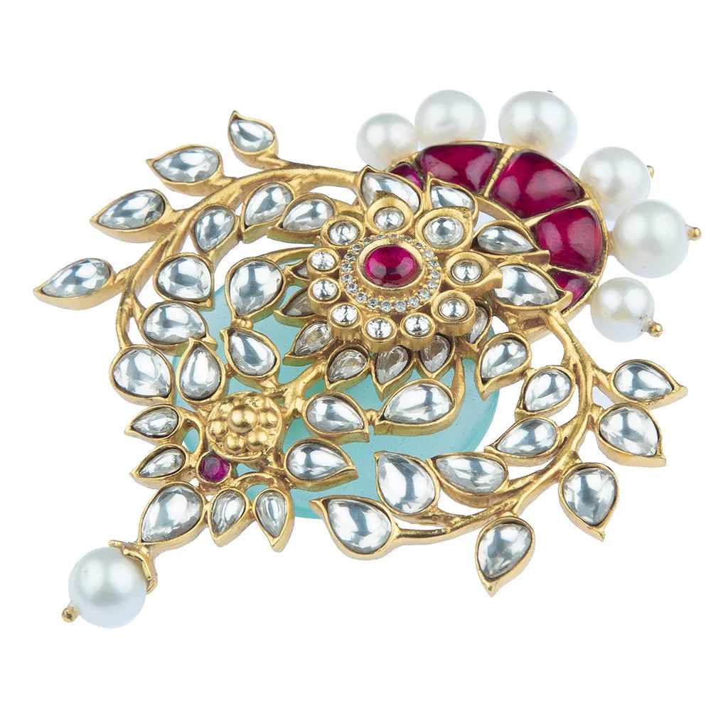 Queen Of Hearts Embellished Brooch