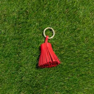 Red Leather Tassel