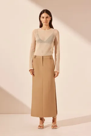 SHONA JOY | IRENA SIDE SPLIT MAXI SKIRT