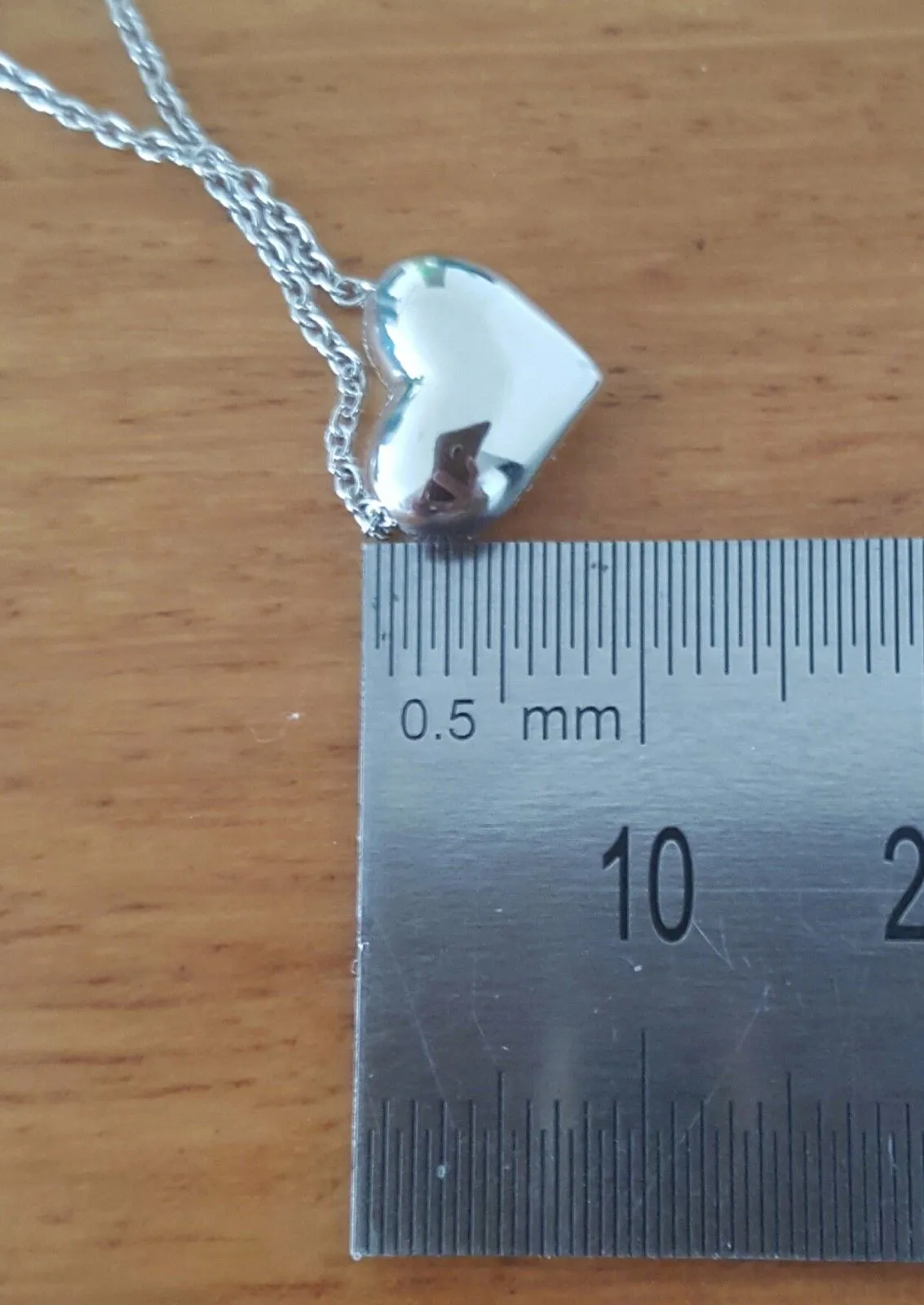 Tiffany & Co. Solid Platinum and Diamond Etoile Heart Necklace/Pendant