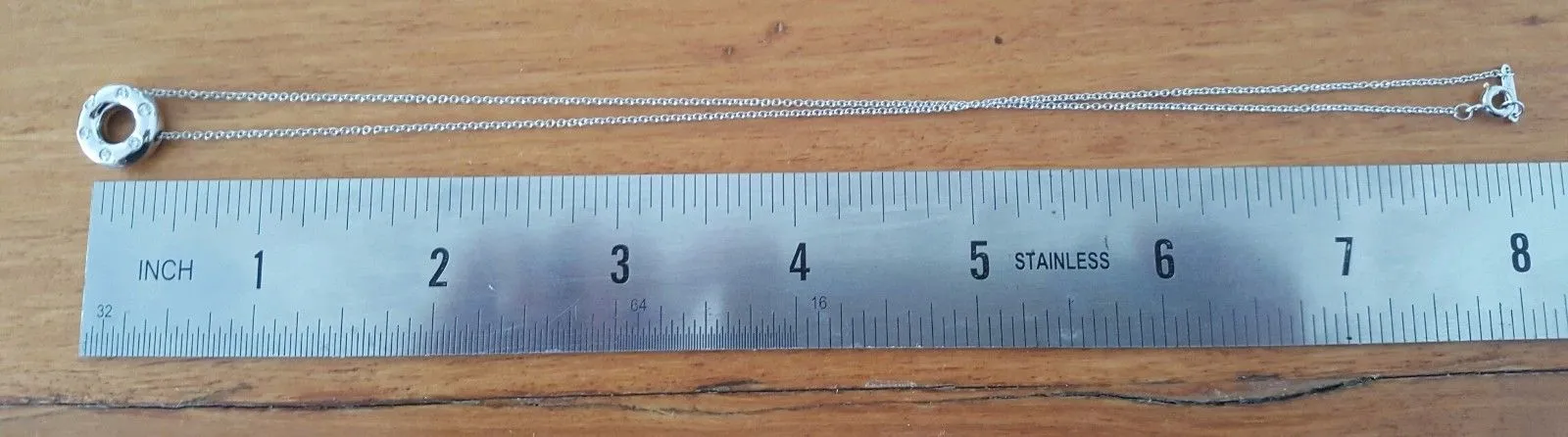 Tiffany & Co. Solid Platinum and Diamond Etoile Necklace/Pendant