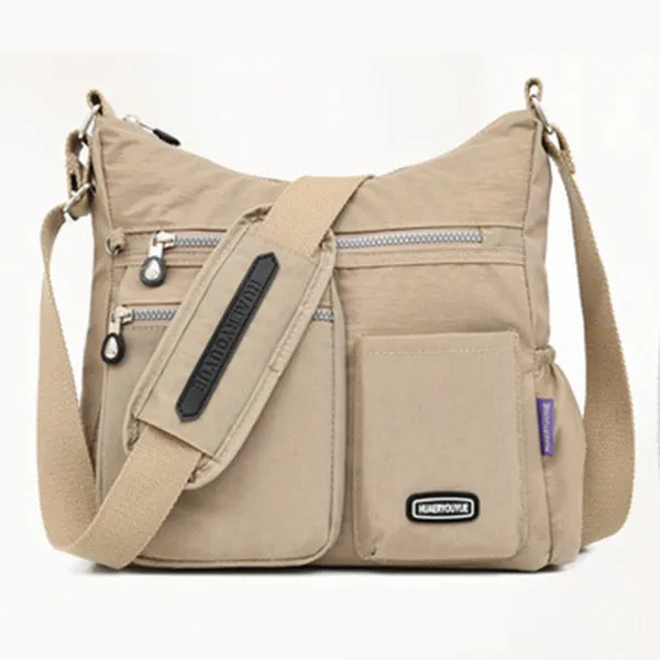 Women's Waterproof Solid Crossbody Bag