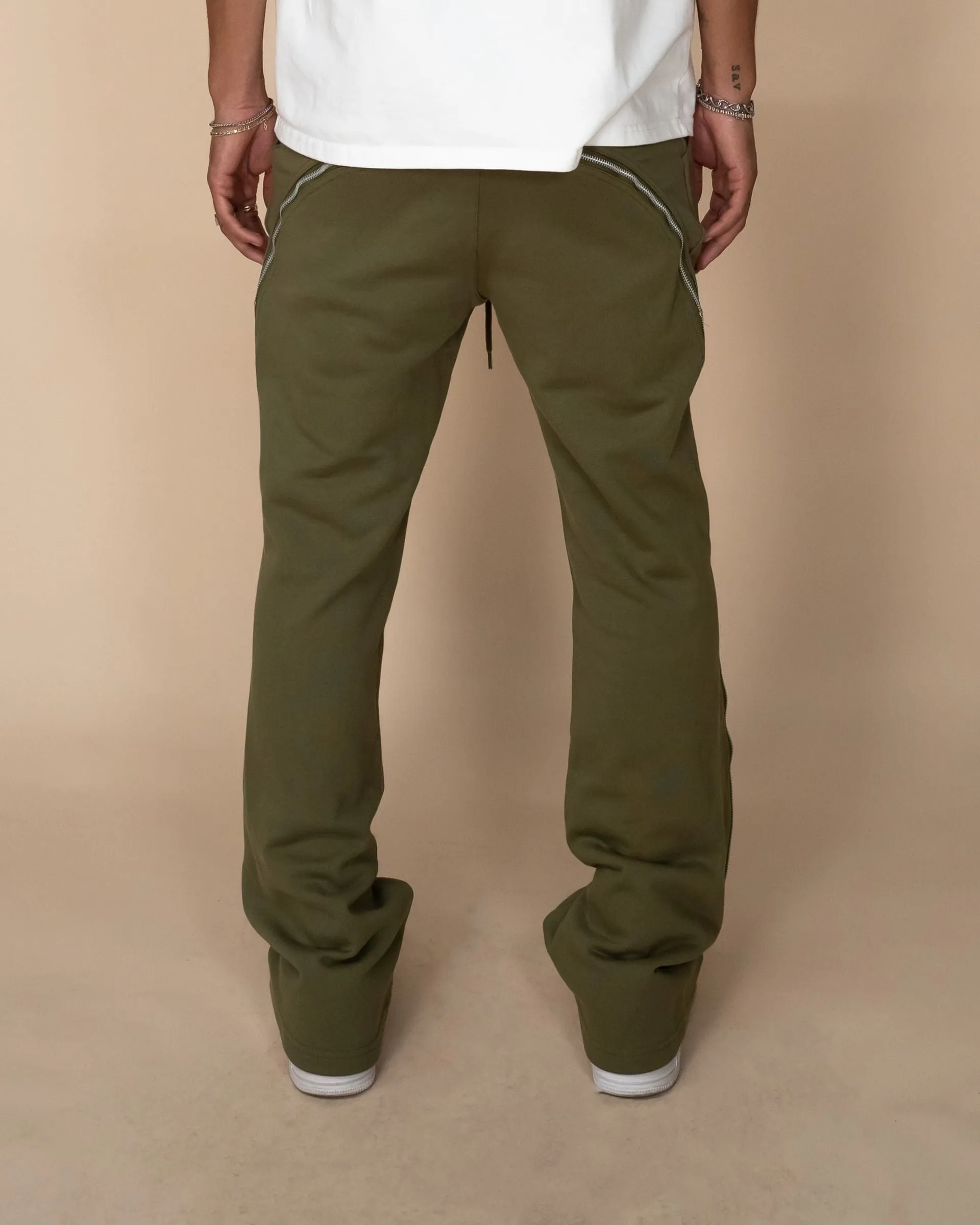 ZIP FLARED SWEATPANTS EPTM